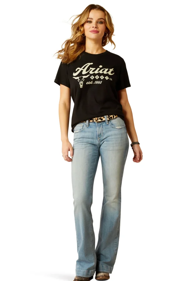 ariat Established Boot Co T-Skjorte* Western | Skjorter Og Topper