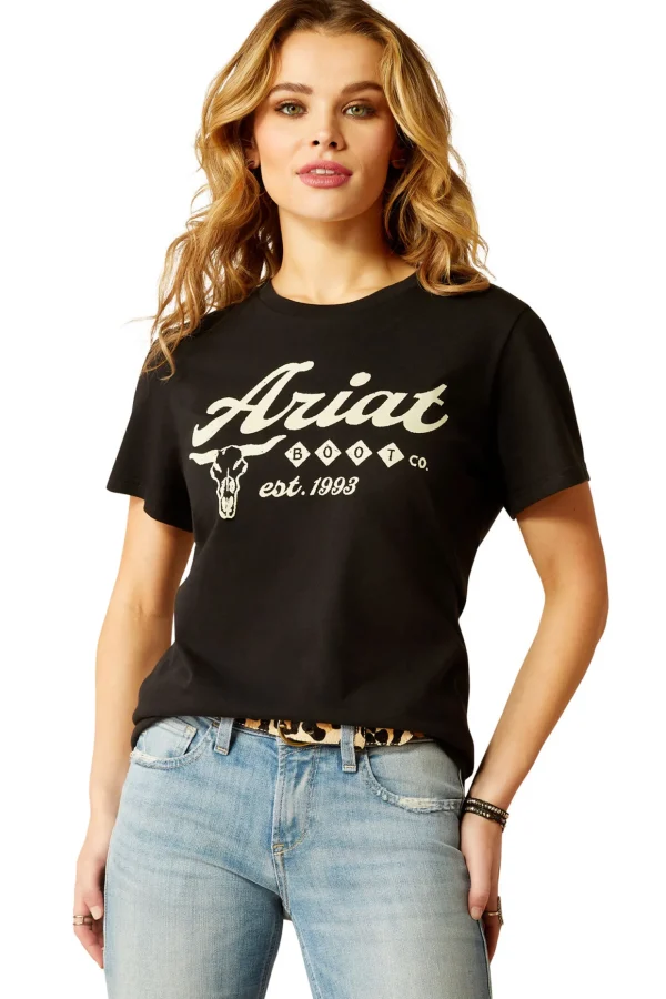 ariat Established Boot Co T-Skjorte* Western | Skjorter Og Topper