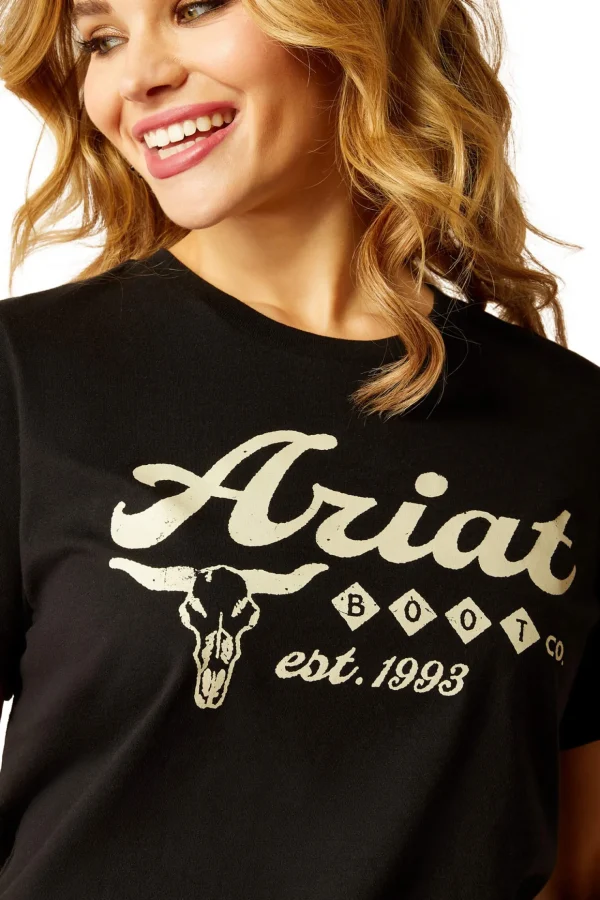 ariat Established Boot Co T-Skjorte* Western | Skjorter Og Topper