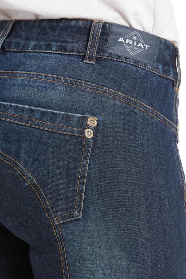 ariat Halo Denim dames helforsterkede ridebukser* Ridetights
