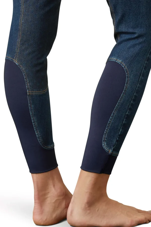ariat Halo Denim dames helforsterkede ridebukser* Ridetights