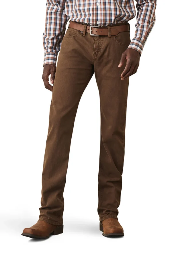 ariat M7 Str Grizzly Straight jeans til herre i olivengrønn* Ridebukser Til Herre