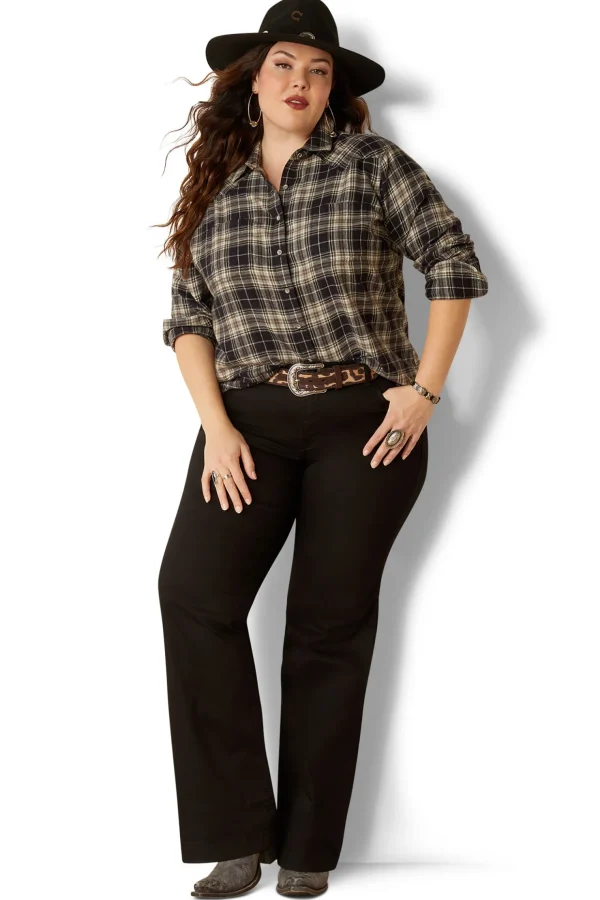 ariat Real Billie Jean Langermet skjorte for kvinner* Skjorter Og Topper