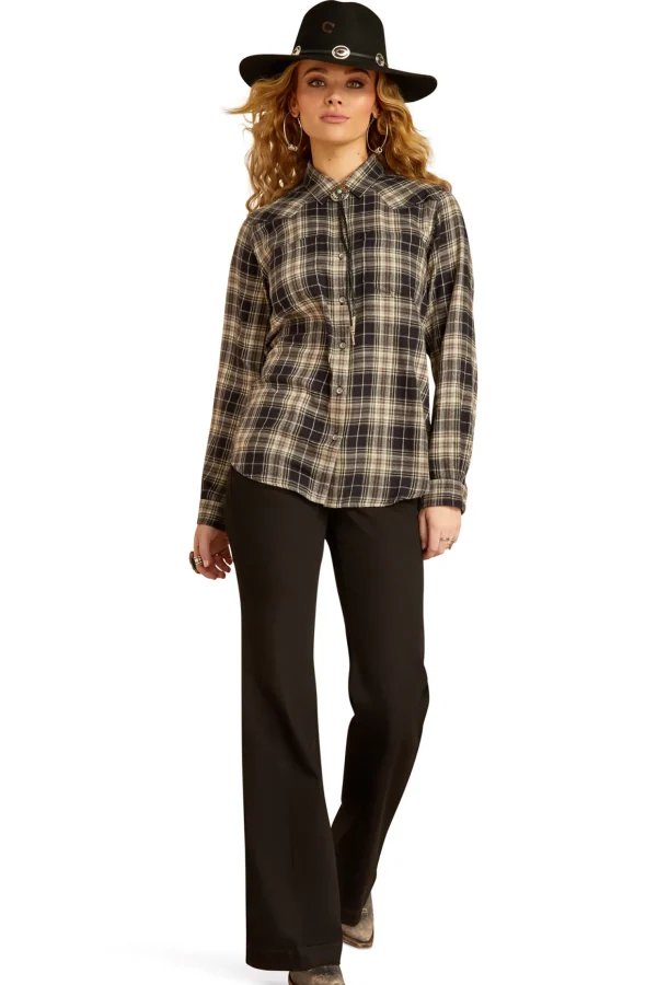 ariat Real Billie Jean Langermet skjorte for kvinner* Skjorter Og Topper