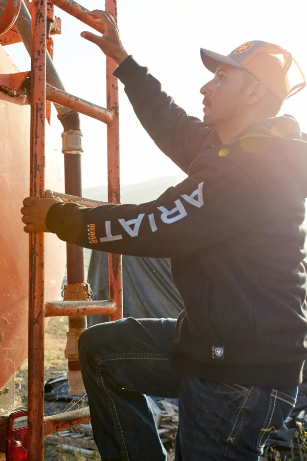 ariat Rebar All-Weather hette med glidelås for menn* Rideskjorter