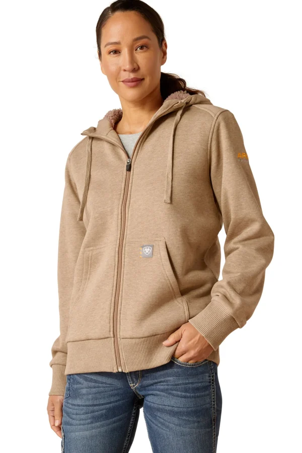 ariat Rebar All-Weather Sherpa Hettegenser med glidelås* Gensere & Fleece