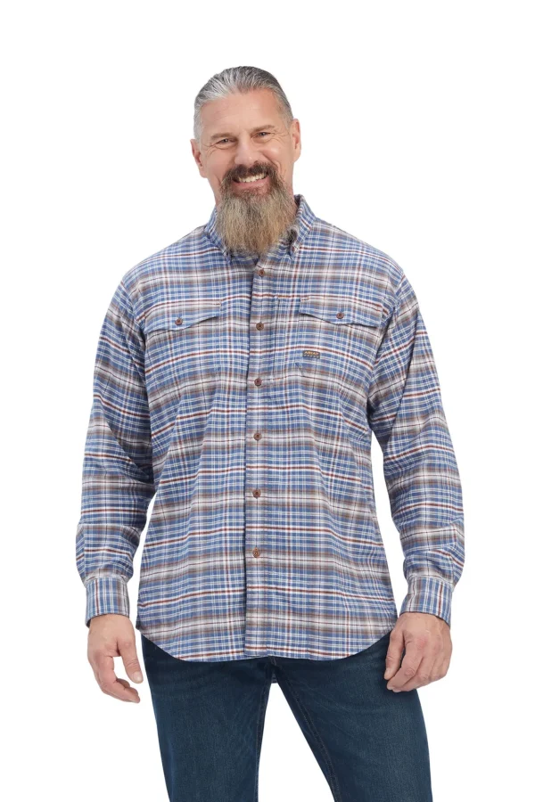 ariat Rebar flanell DuraStretch arbeidskjorte* Rideskjorter