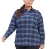 ariat Rebar Flannel DuraStretch langermet arbeidsskjorte til dame* Skjorter Og Topper