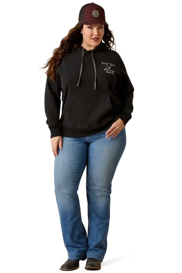 ariat Steer Stitch Hoodie* Gensere & Fleece