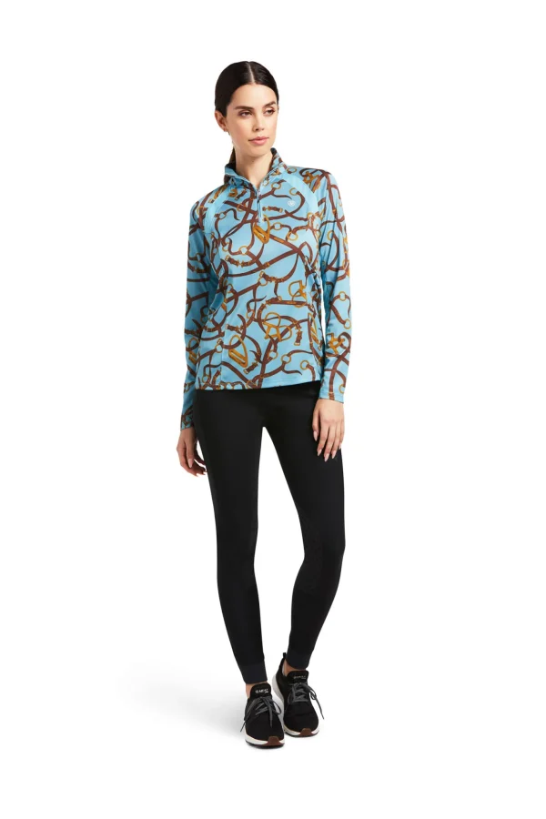 ariat Sunstopper 2.0 skjorte med 1/4 glidelås, dame* Skjorter Og Topper