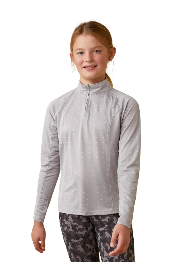 ariat Yth Sunstopper 2.0 1/4 Zip Baselayer for barn* Skjorter Og Topper