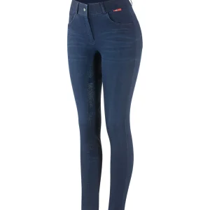 bvertigo B Vertigo Elle denim ridebukse, helforsterket med silikon, dame* Helforsterkede Ridebukser