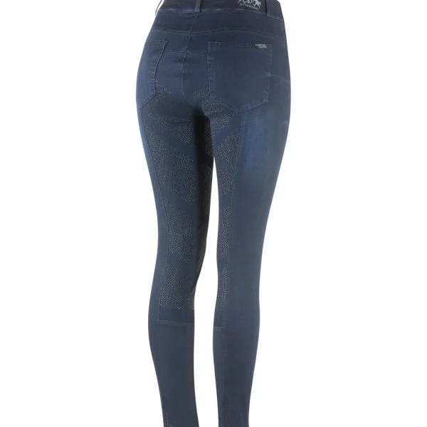 bvertigo B Vertigo Elle denim ridebukse, helforsterket med silikon, dame* Helforsterkede Ridebukser