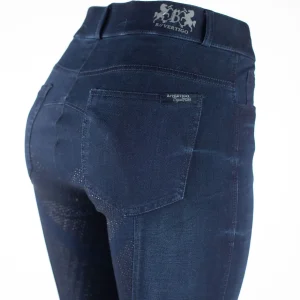 bvertigo B Vertigo Elle denim ridebukse, helforsterket med silikon, dame* Helforsterkede Ridebukser