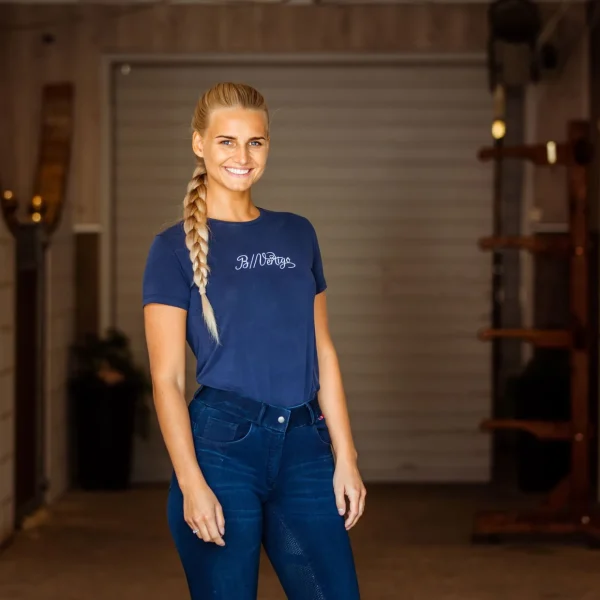 bvertigo B Vertigo Elle denim ridebukse, helforsterket med silikon, dame* Helforsterkede Ridebukser