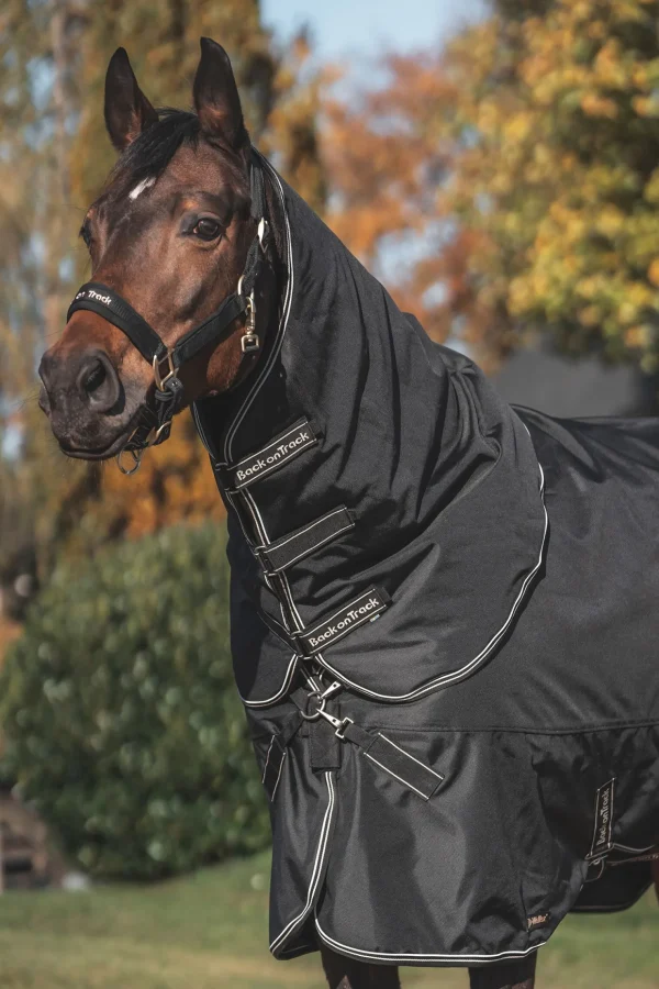 backontrack Back on Track Obsidian Turnout Rug, 0g* Regndekken