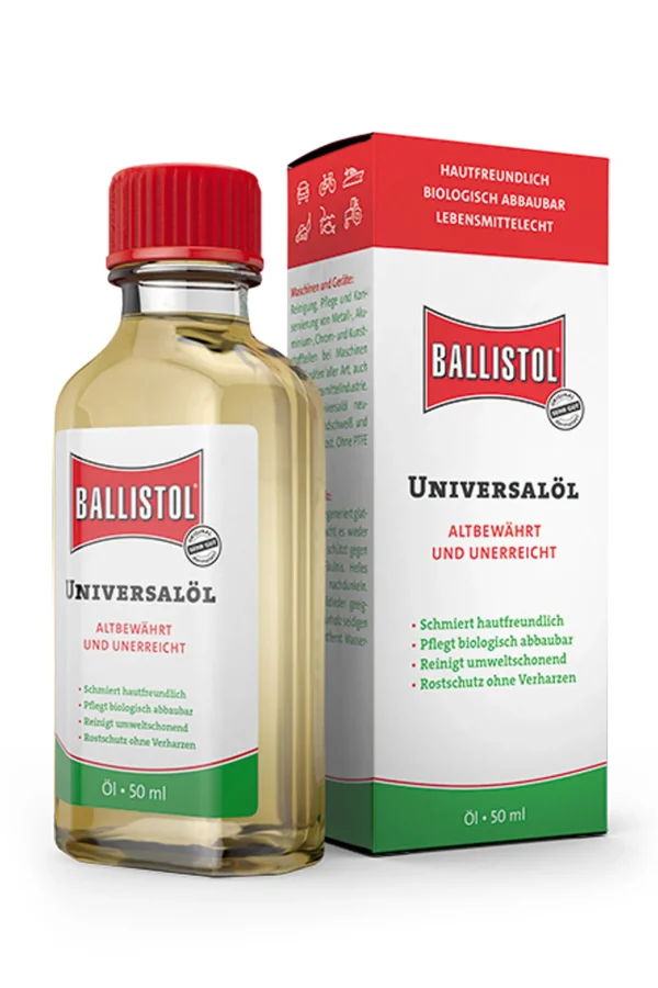 ballistol olje, 50 ml* Vedlikehold Av Utstyret