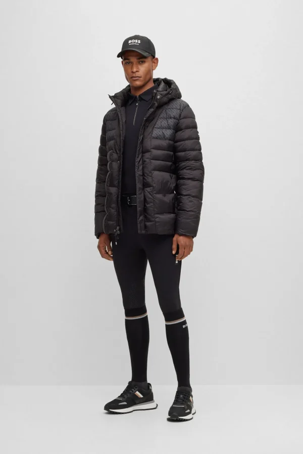 boss Elton Signature Stripe Trenings-poloskjorte for menn* Rideskjorter