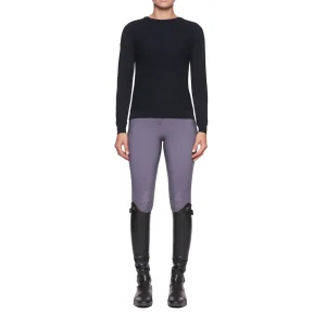 cavalleriatoscana Cavalleria Toscana boat neck genser, ullstrikket, bikubemønstret, dame* Gensere & Fleece