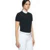 cavalleriatoscana Cavalleria Toscana R-Evo Epaulet Shortsleeve Zip Polo* Skjorter Og Topper | Stevne