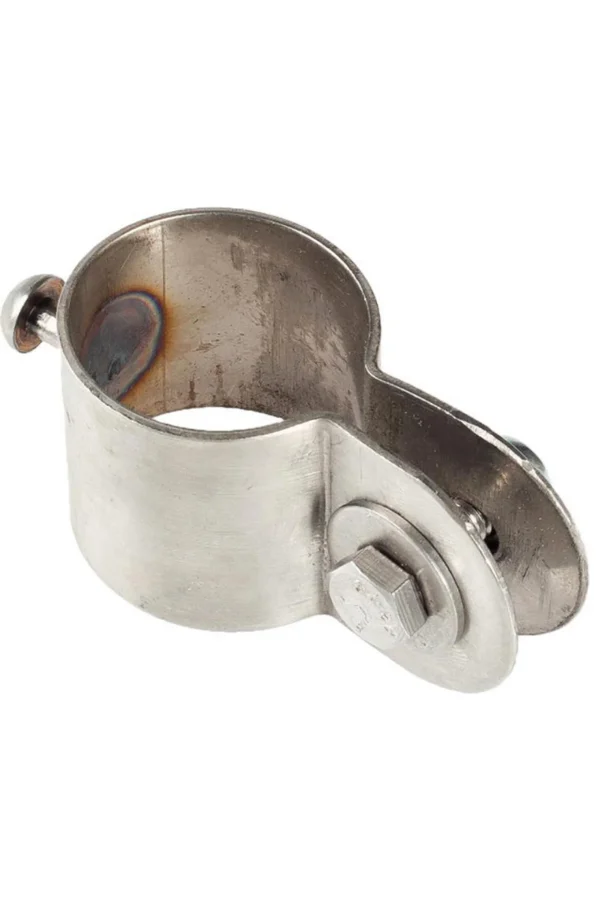 finntack klemme med pin for 38mm skaft i rustfritt stål* Treningsvogn & Sulky
