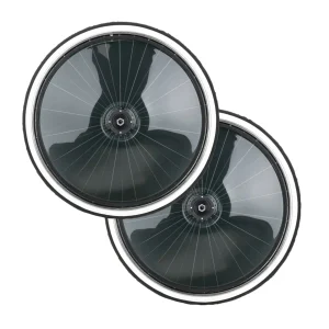finntack sulky hjul 28", rustfritt stål m/PVC-dekke (selges i par)* Treningsvogn & Sulky