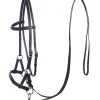 fra F.R.A. Freedom Riding Articles Pardoes sidepull (system 3) i lær med antisklitøyler* Hodelag & Nesereimer