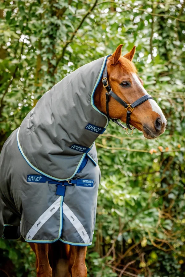 horseware Amigo Bravo 12 Plus utedekken med avtakbar hals, 400g* Overgangsdekken & Vinterdekken