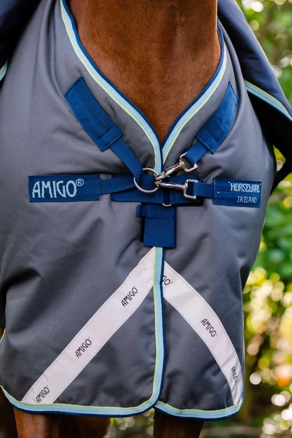horseware Amigo Bravo 12 Plus utedekken med avtakbar hals, 400g* Overgangsdekken & Vinterdekken