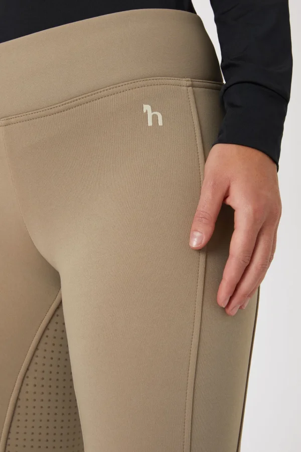 horze Active helforsterkede ridetights til vinteren med fullgrip og telefonlomme* Ridetights
