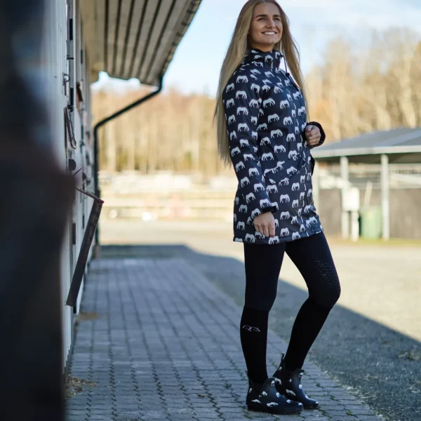 horze Billie gummisko med trykk, dame* Stallsko
