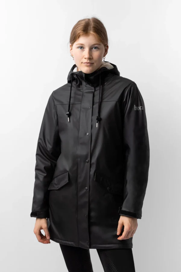 horze Billie PU regnjakke med fleece, dame* Regntøy | Jakker Og Frakker