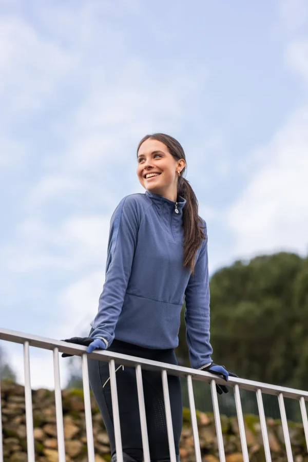 horze Christa ridejakke i fleece med halv glidelås, til dame* Gensere & Fleece | Jakker Og Frakker