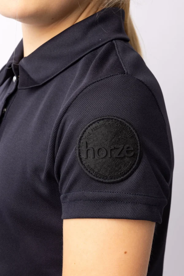 horze Denise funksjonell kortermet poloskjorte, barn* Stevne | Skjorter Og Topper