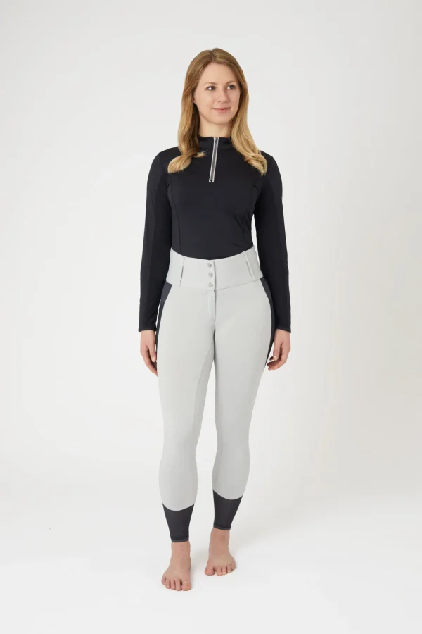 horze Ebba helforsterkede ridebukser med mesh til dame* Helforsterkede Ridebukser