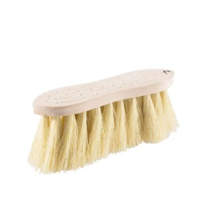 horze fast børste med trehåndtak m/naturbust, 8 cm* Børster | Strigleutstyr