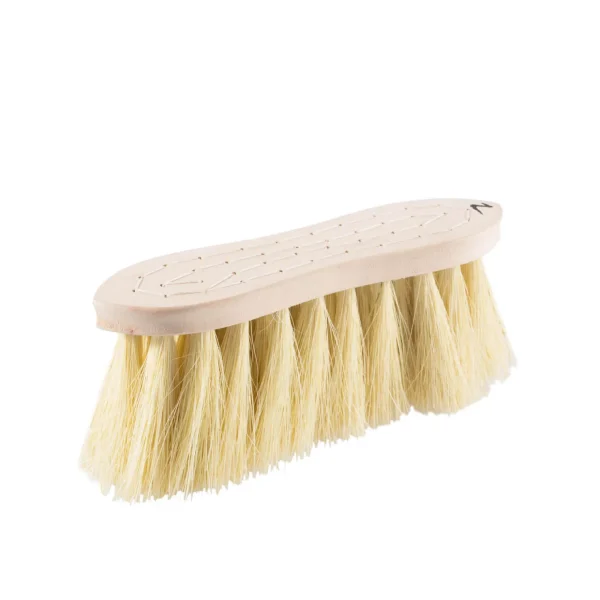 horze fast børste med trehåndtak m/naturbust, 8 cm* Børster | Strigleutstyr