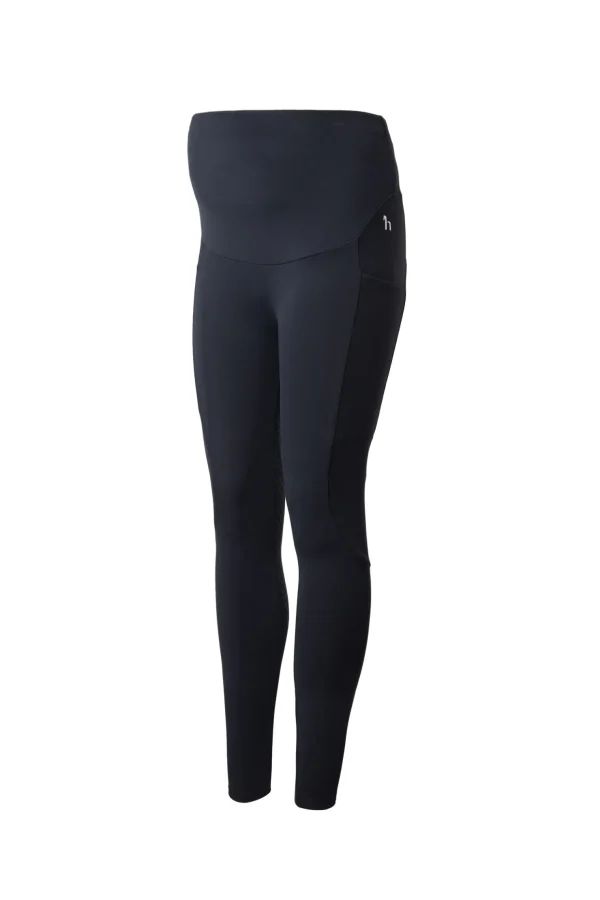 horze Ginny helforsterkede ridetights med silikon og mobillomme, mammaklær* Ridetights