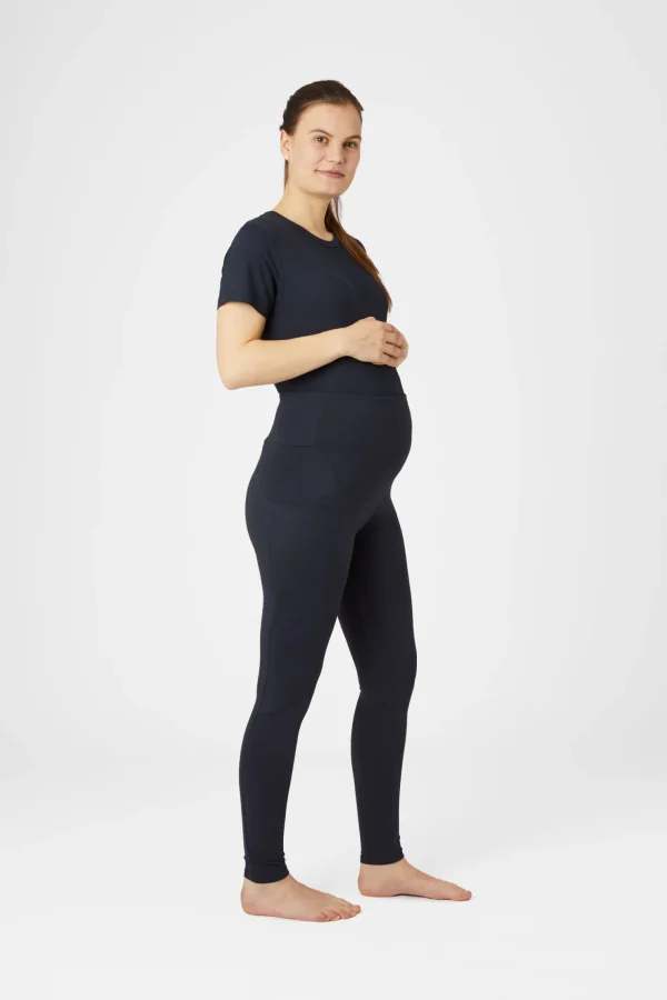horze Ginny helforsterkede ridetights med silikon og mobillomme, mammaklær* Ridetights