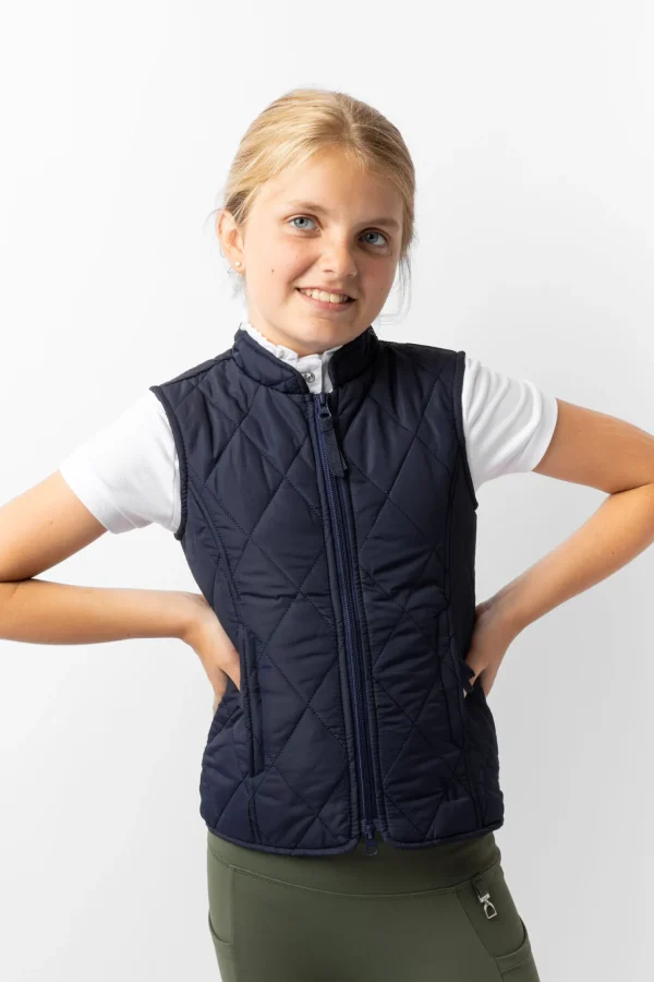 horze klassisk vattert vest til barn* Jakker & Vester