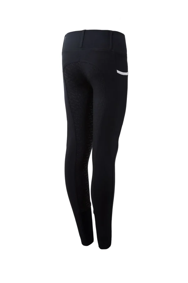 horze Lucinda tights, helforsterket med silikon, høyt liv, barn* Ridetights