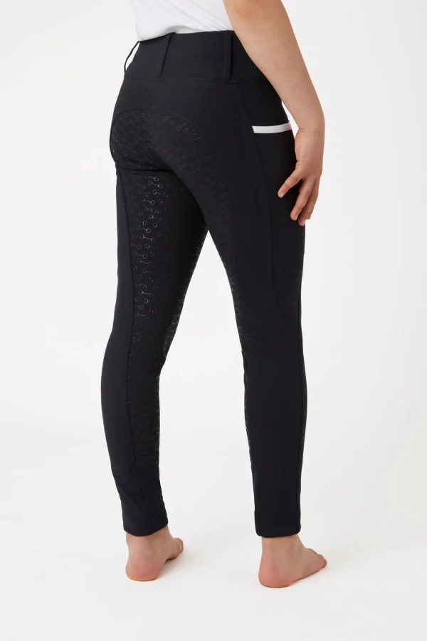 horze Lucinda tights, helforsterket med silikon, høyt liv, barn* Ridetights