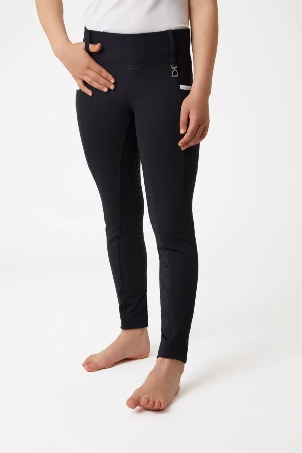 horze Lucinda tights, helforsterket med silikon, høyt liv, barn* Ridetights