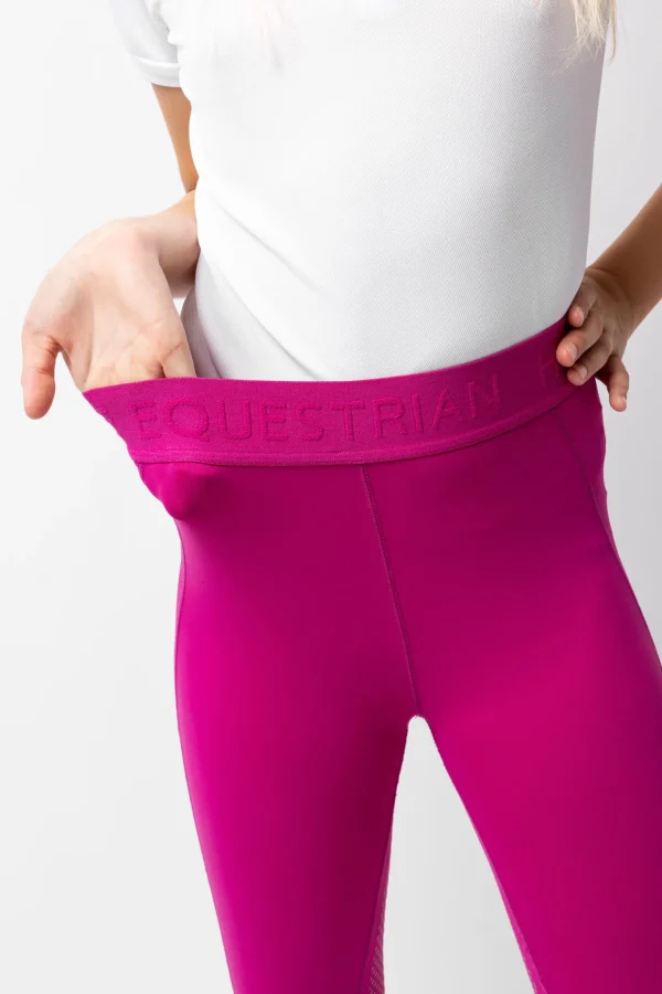 horze Madison tights, helforsterket med silikon, barn* Ridetights