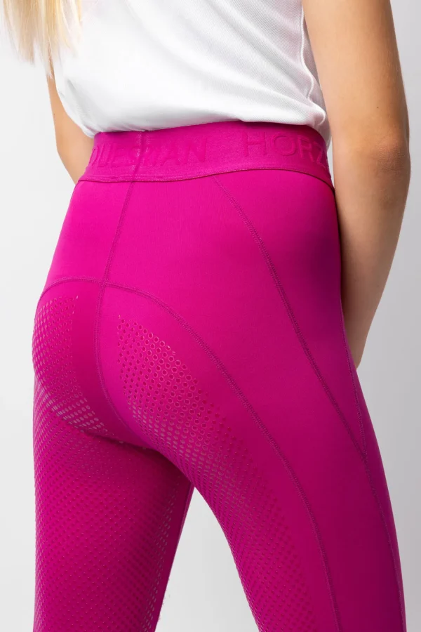 horze Madison tights, helforsterket med silikon, barn* Ridetights
