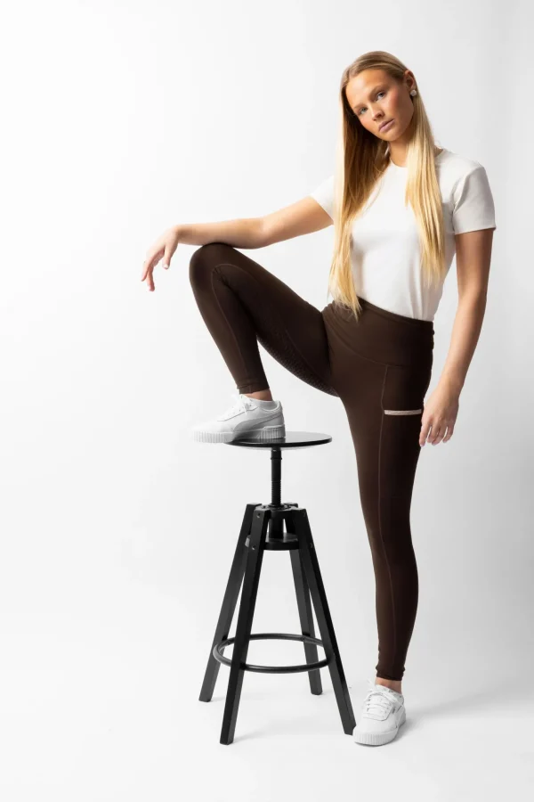 horze Mathilde termiske ridebukser med helforsterkede* Ridetights