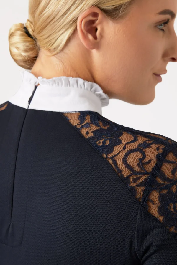 horze Sylvie langermet stevneskjorte med blonder, dame* Skjorter Og Topper