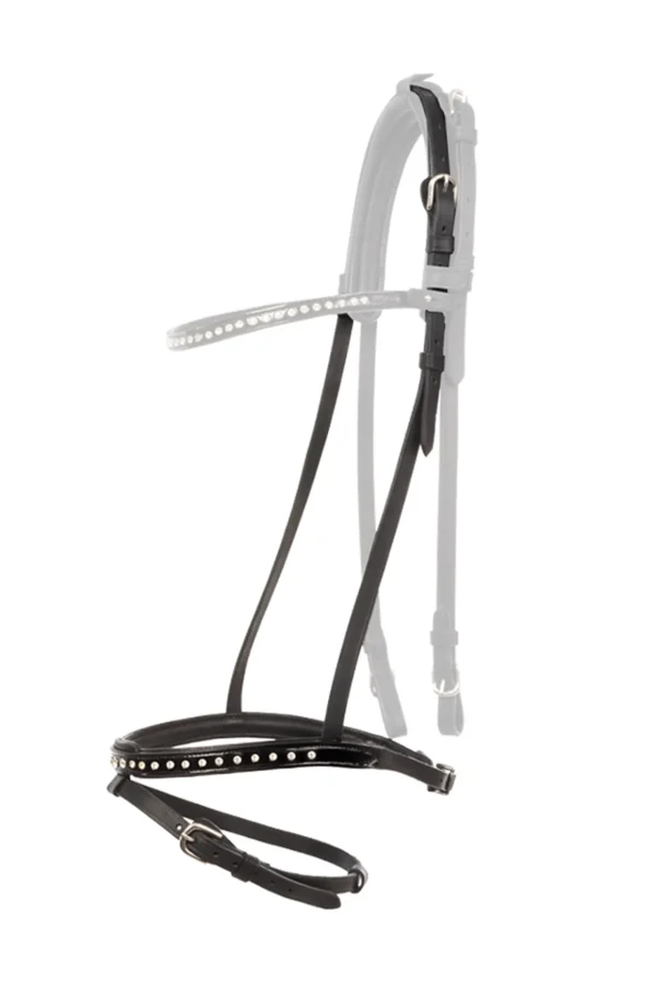 kavalkade Glansandi English Noseband for Kjartan Icelandic Bridle* Hodelag & Nesereimer