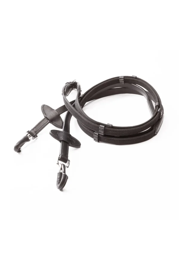 kavalkade Silent Rubberised Reins with Snap* Tøyler
