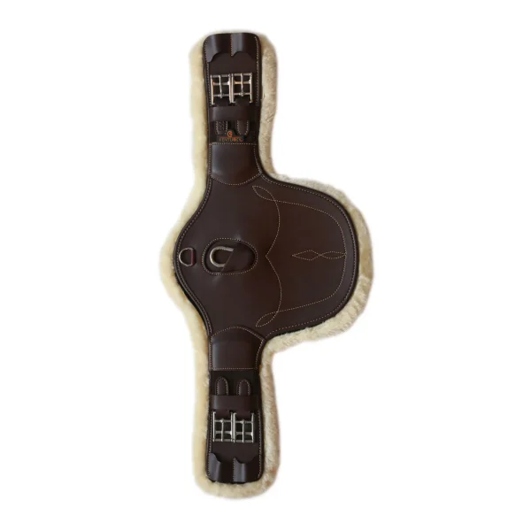 kentucky Horsewear kort saueskinnsgjord med mageplate* Gjorder